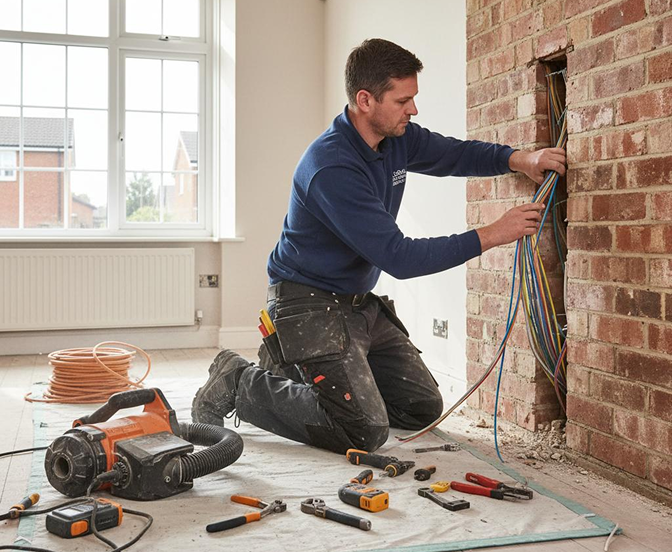 Whole-house rewiring