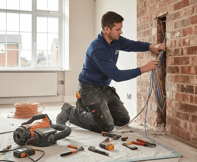 Whole-house rewiring